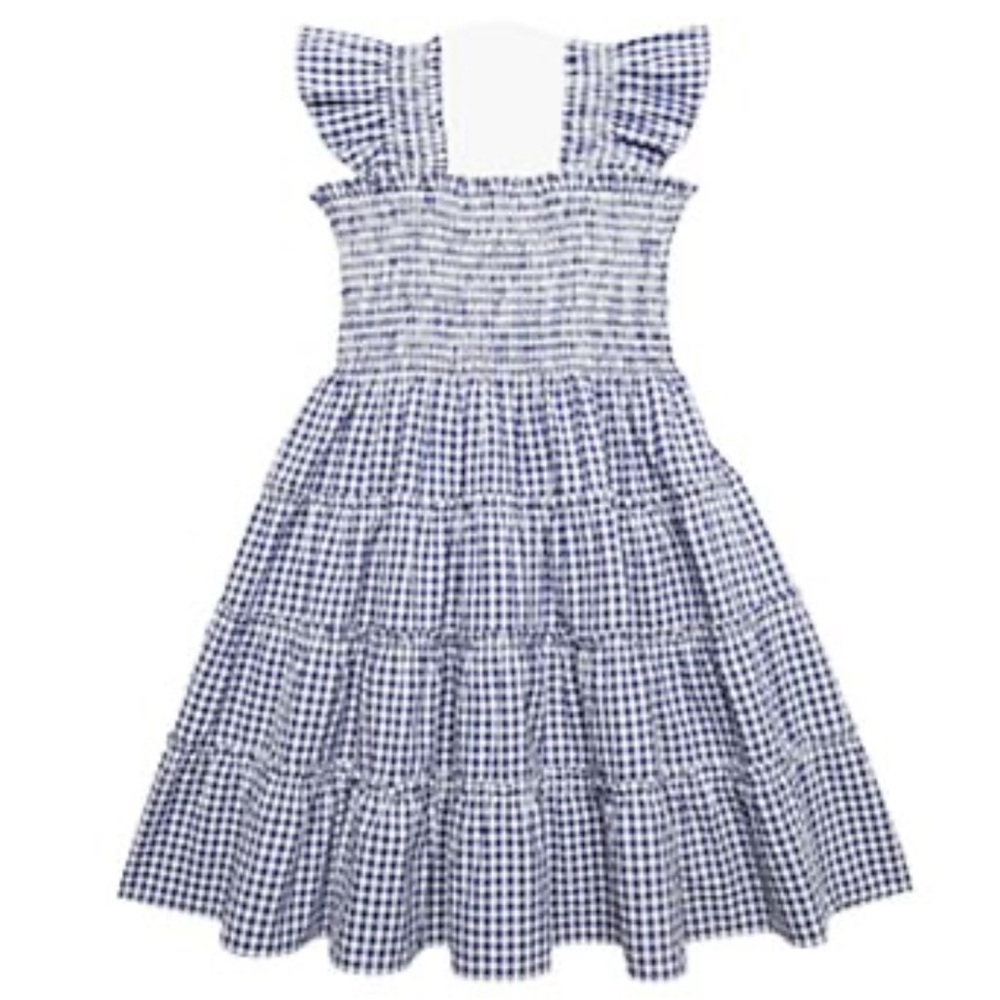 Hill House Home - Girls' The Tiny Ellie Nap Dress - Navy Gingham